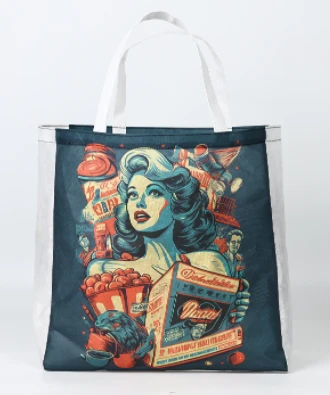 PLA Non-woven bag with fullcolor printing