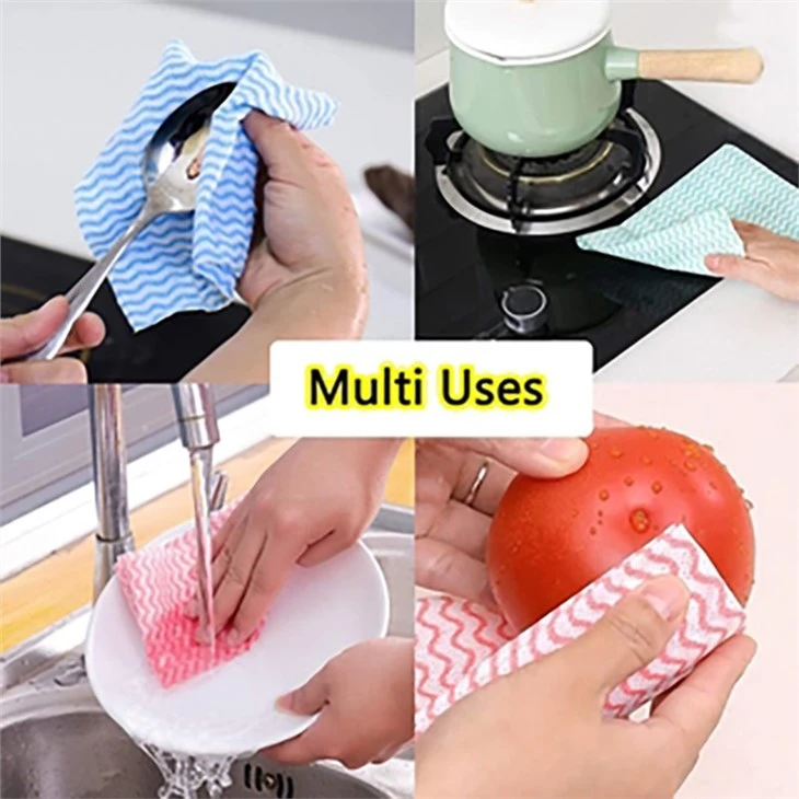 Absorbent kitchen wipes